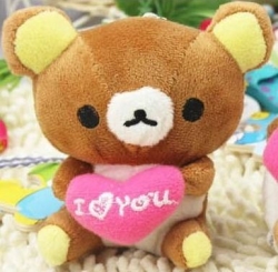 valentine plush bear