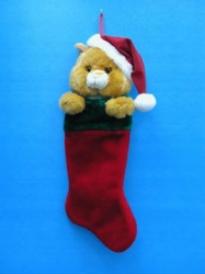 christmas plush stocking