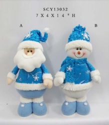 christmas doll santa snowman